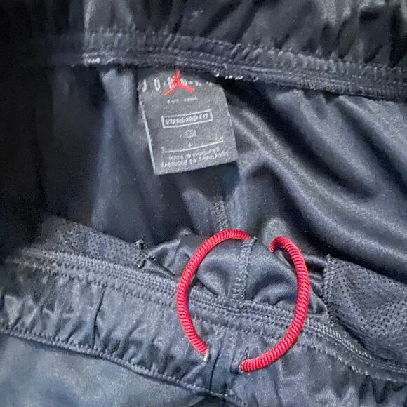 Nike Air Jordan Jumpman Basketball Shorts Men's Small Drawstring Black/Red - Picture 6 of 9